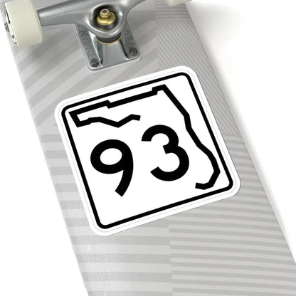 Florida 93 (Florida) (Road Sign) STICKER Vinyl Kiss-Cut Decal - The Sticker Space