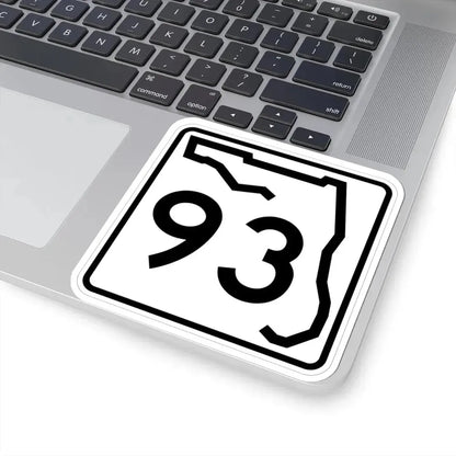 Florida 93 (Florida) (Road Sign) STICKER Vinyl Kiss-Cut Decal - The Sticker Space