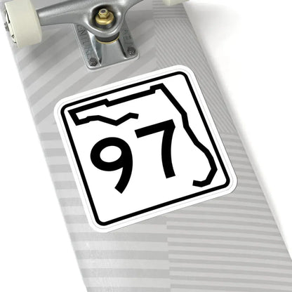 Florida 97 (Florida) (Road Sign) STICKER Vinyl Kiss-Cut Decal - The Sticker Space