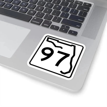 Florida 97 (Florida) (Road Sign) STICKER Vinyl Kiss-Cut Decal - The Sticker Space