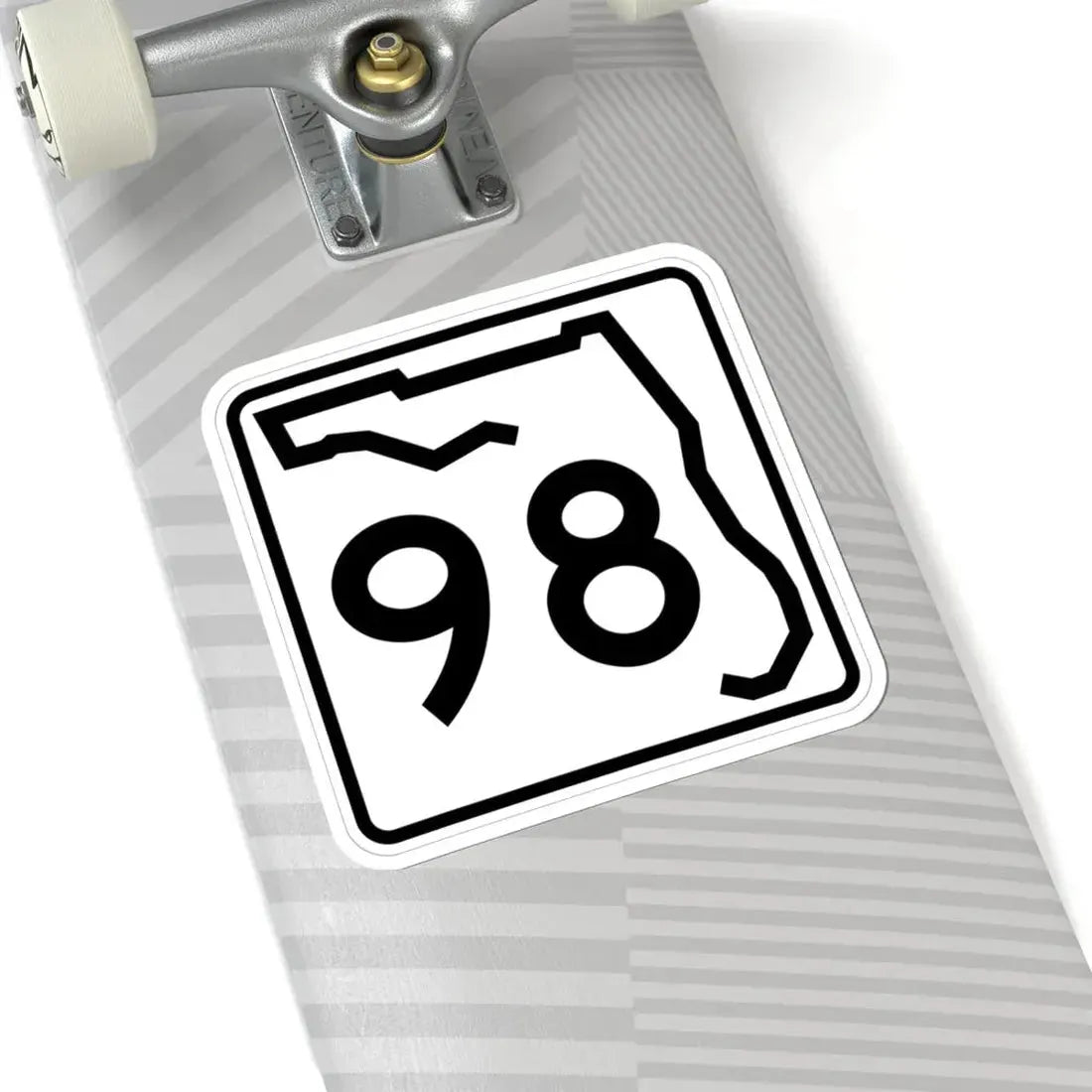 Florida 98 (Florida) (Road Sign) STICKER Vinyl Kiss-Cut Decal - The Sticker Space