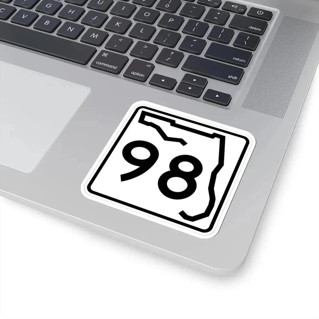 Florida 98 (Florida) (Road Sign) STICKER Vinyl Kiss-Cut Decal - The Sticker Space