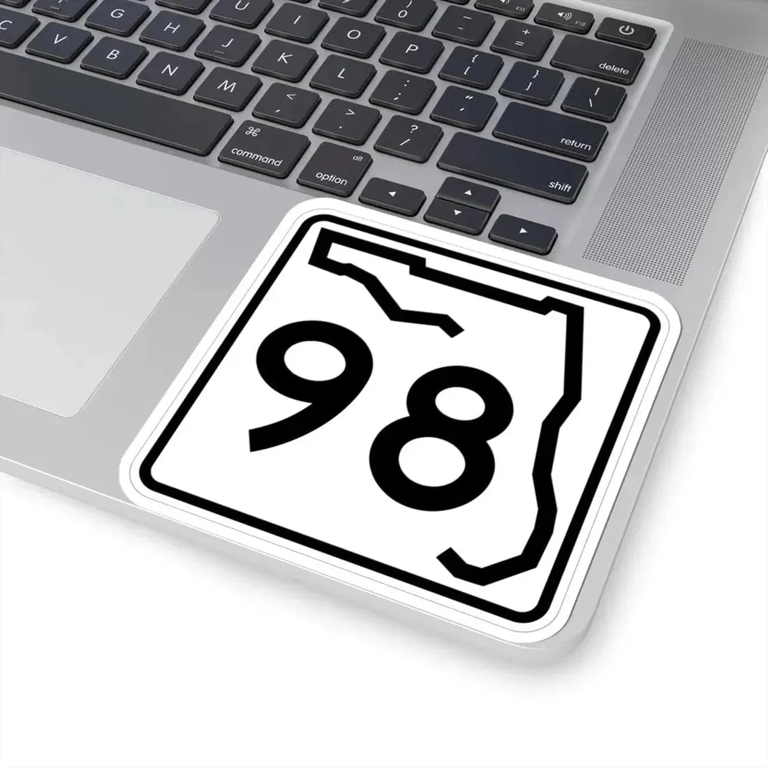 Florida 98 (Florida) (Road Sign) STICKER Vinyl Kiss-Cut Decal - The Sticker Space