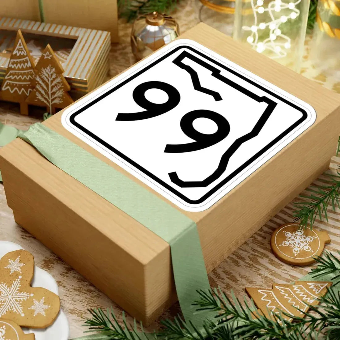 Florida 99 (Florida) (Road Sign) STICKER Vinyl Kiss-Cut Decal - The Sticker Space