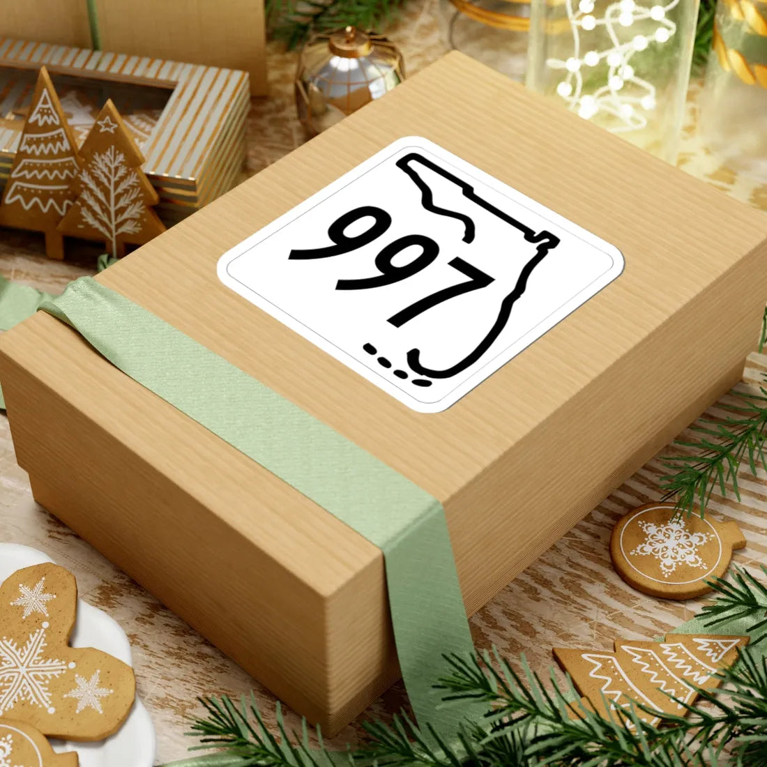 Florida 997 1955 (Florida) (Road Sign) STICKER Vinyl Kiss-Cut Decal - The Sticker Space