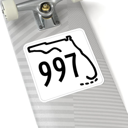Florida 997 1955 (Florida) (Road Sign) STICKER Vinyl Kiss-Cut Decal - The Sticker Space
