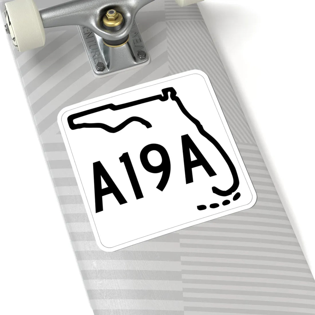 Florida A19A 1955 (Florida) (Road Sign) STICKER Vinyl Kiss-Cut Decal - The Sticker Space