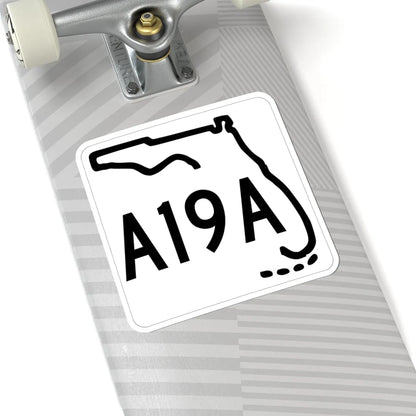 Florida A19A 1955 (Florida) (Road Sign) STICKER Vinyl Kiss-Cut Decal - The Sticker Space