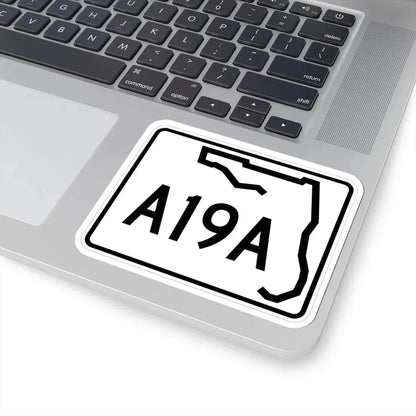 Florida A19A (Florida) (Road Sign) STICKER Vinyl Kiss-Cut Decal - The Sticker Space