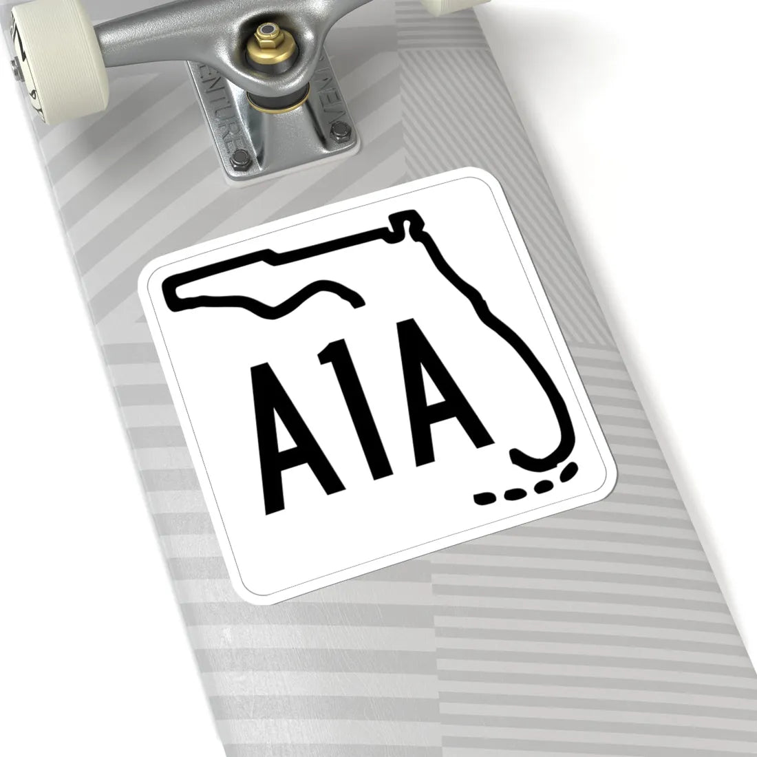 Florida A1A 1955 (Florida) (Road Sign) STICKER Vinyl Kiss-Cut Decal - The Sticker Space