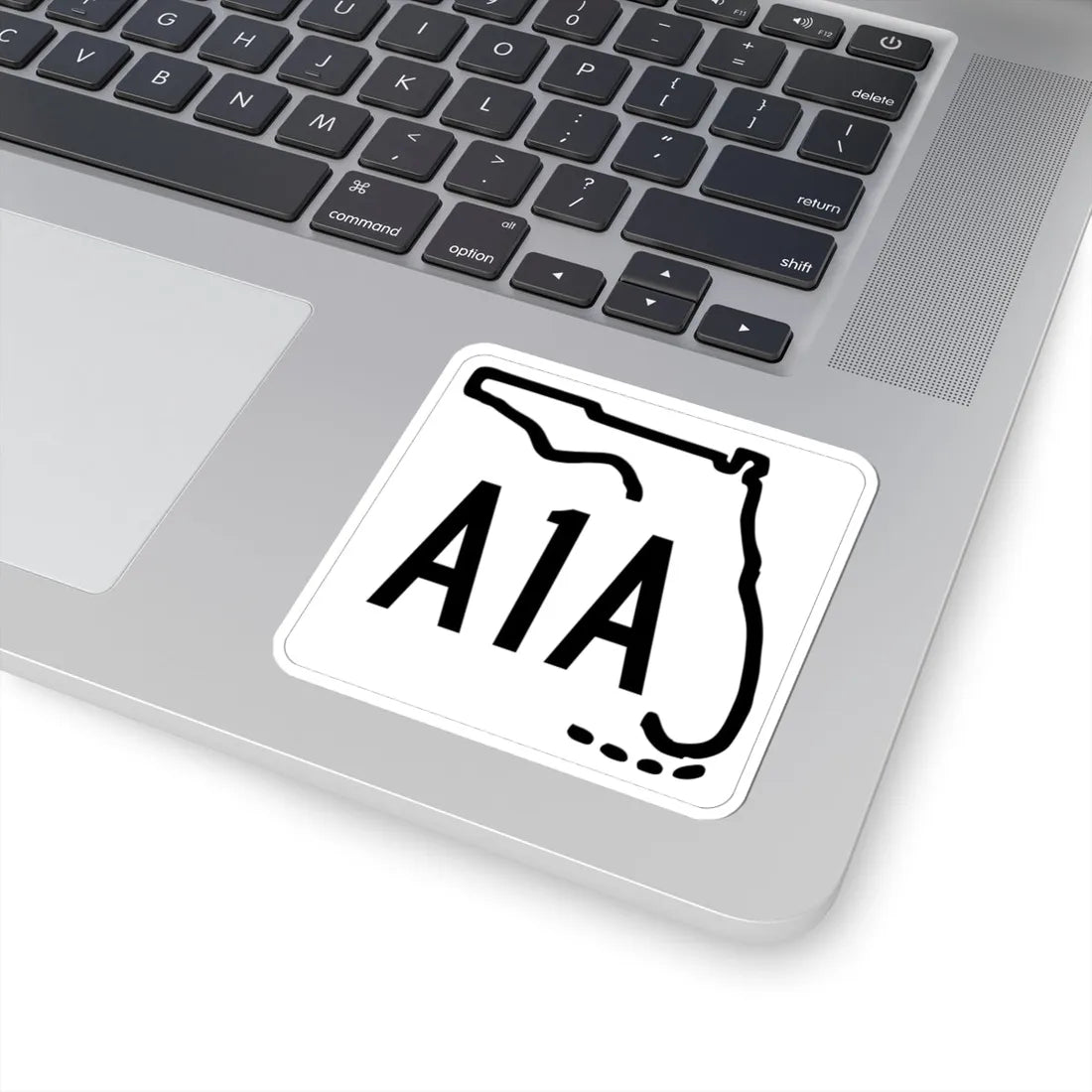 Florida A1A 1955 (Florida) (Road Sign) STICKER Vinyl Kiss-Cut Decal - The Sticker Space