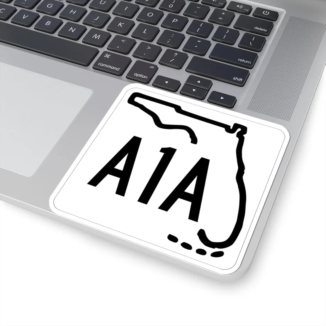 Florida A1A 1955 (Florida) (Road Sign) STICKER Vinyl Kiss-Cut Decal - The Sticker Space