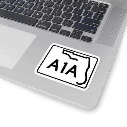 Florida A1A (Florida) (Road Sign) STICKER Vinyl Kiss-Cut Decal - The Sticker Space