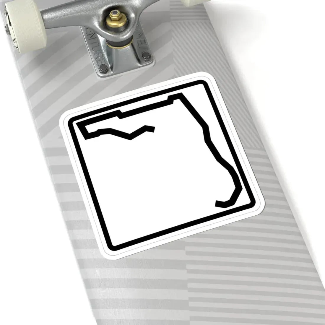 Florida blank (Florida) (Road Sign) STICKER Vinyl Kiss-Cut Decal - The Sticker Space