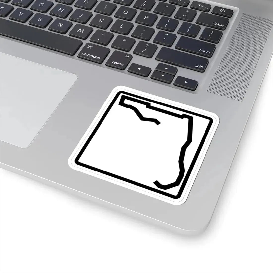 Florida blank (Florida) (Road Sign) STICKER Vinyl Kiss-Cut Decal - The Sticker Space