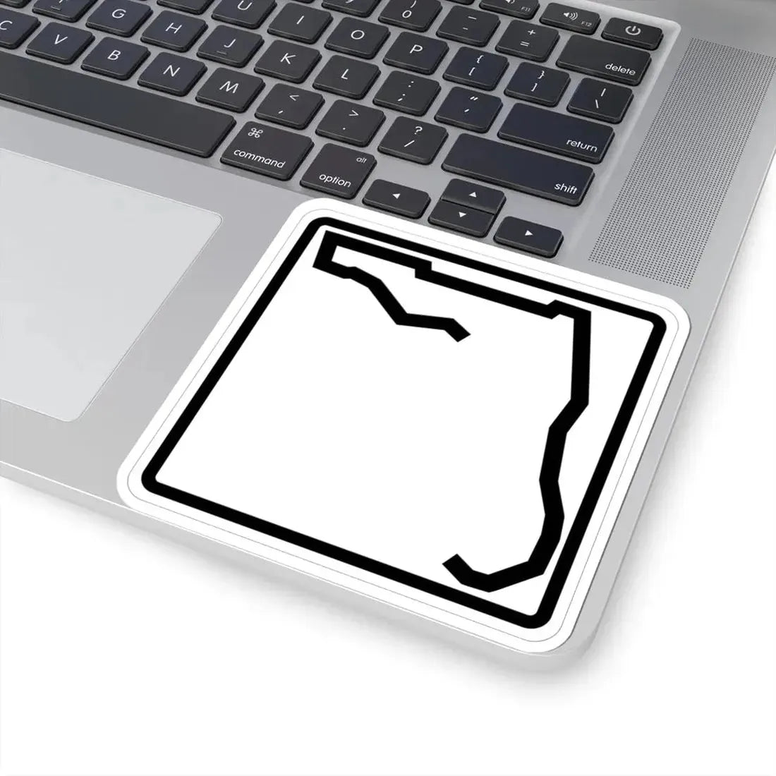 Florida blank (Florida) (Road Sign) STICKER Vinyl Kiss-Cut Decal - The Sticker Space