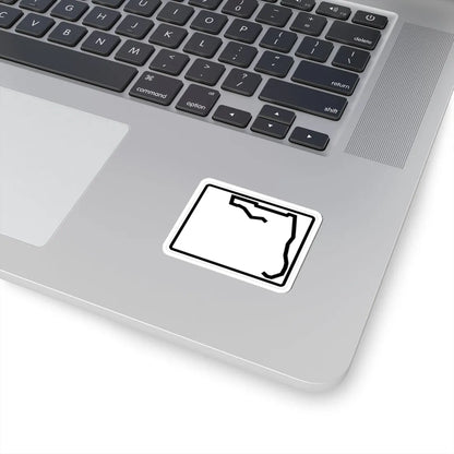 Florida blank wide (Florida) (Road Sign) STICKER Vinyl Kiss-Cut Decal - The Sticker Space