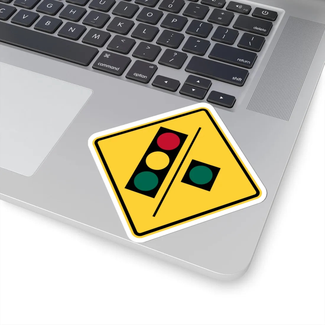 Florida CGTL Road Sign Continuous Green Through Lane (Florida) (Road Sign) STICKER Vinyl Kiss-Cut Decal - The Sticker Space