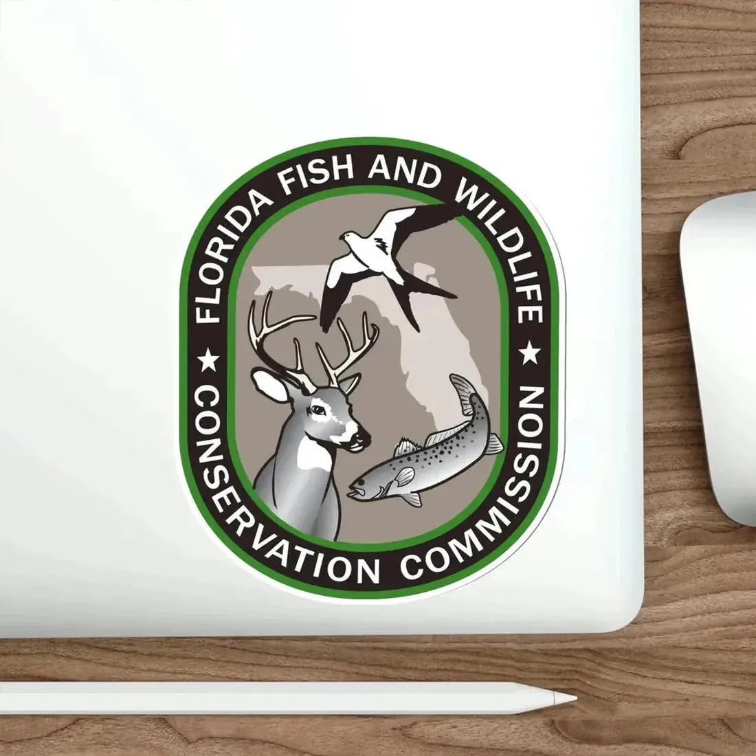 Florida Fish and Wildlife Commission STICKER Vinyl Die-Cut Decal - The Sticker Space