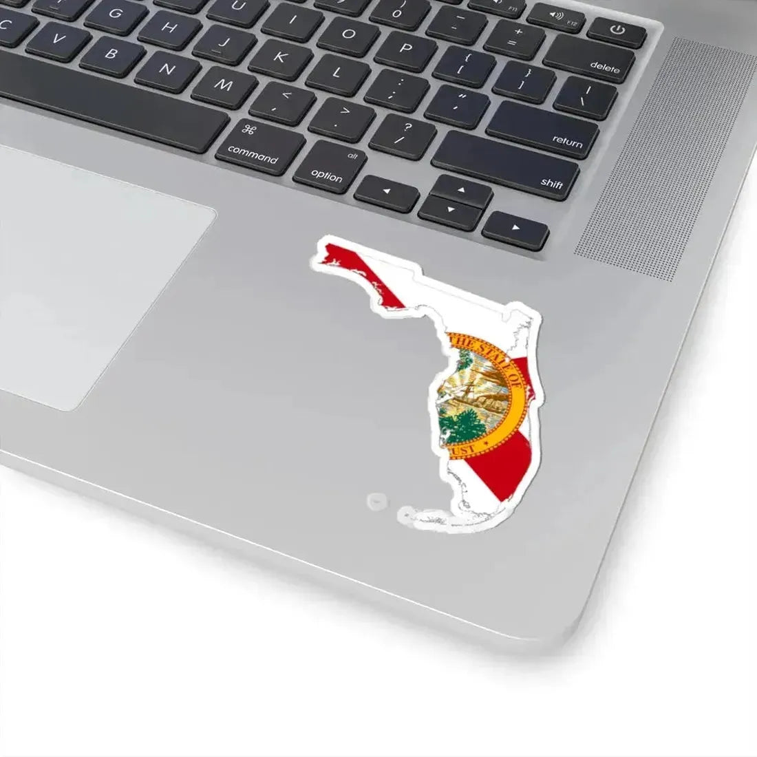 Florida Flagmap (United States) STICKER Vinyl Kiss-Cut Decal - The Sticker Space