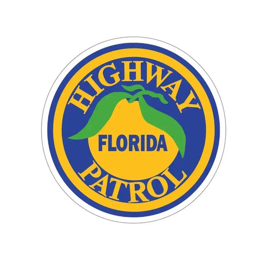 Florida Highway Patrol STICKER Vinyl Die-Cut Decal 6 Inch - The Sticker Space