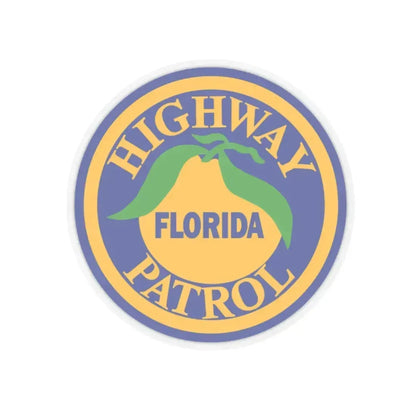 Florida Highway Patrol - STICKER Vinyl Kiss-Cut Decal 2 Inch Transparent - The Sticker Space