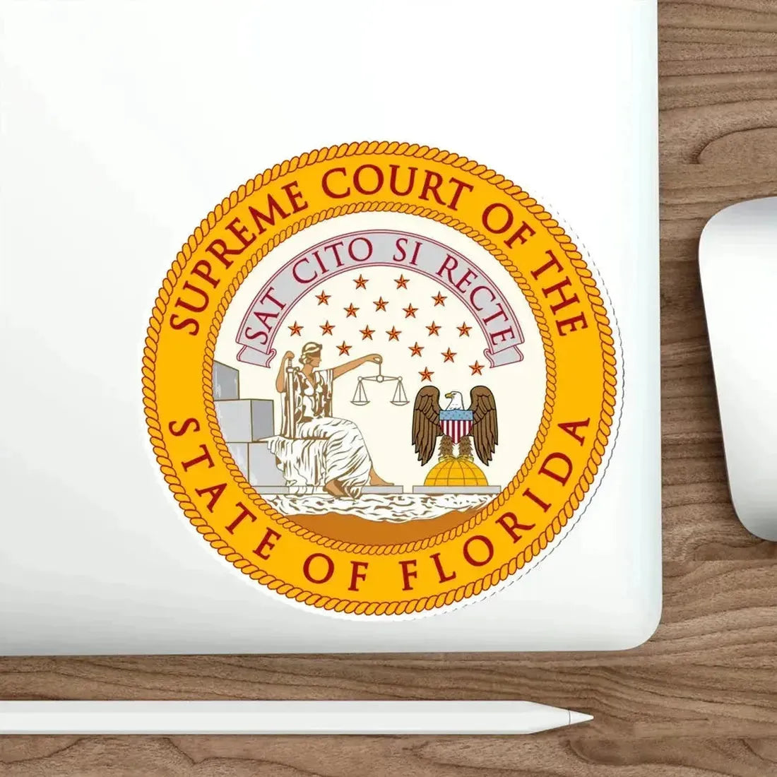 Florida Supreme Court STICKER Vinyl Die-Cut Decal - The Sticker Space