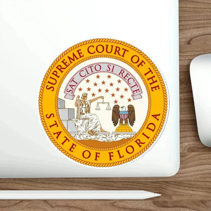 Florida Supreme Court STICKER Vinyl Die-Cut Decal - The Sticker Space