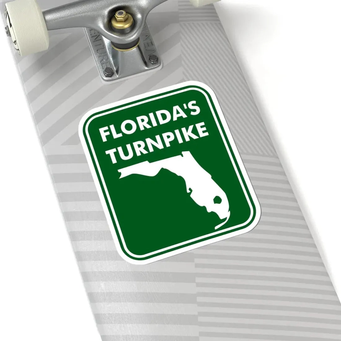 Floridas Turnpike (Florida) (Road Sign) STICKER Vinyl Kiss-Cut Decal - The Sticker Space