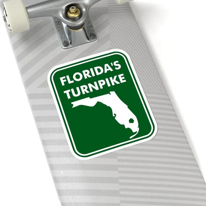 Floridas Turnpike (Florida) (Road Sign) STICKER Vinyl Kiss-Cut Decal - The Sticker Space