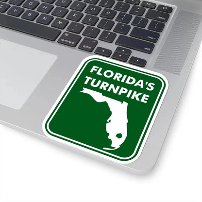 Floridas Turnpike (Florida) (Road Sign) STICKER Vinyl Kiss-Cut Decal - The Sticker Space