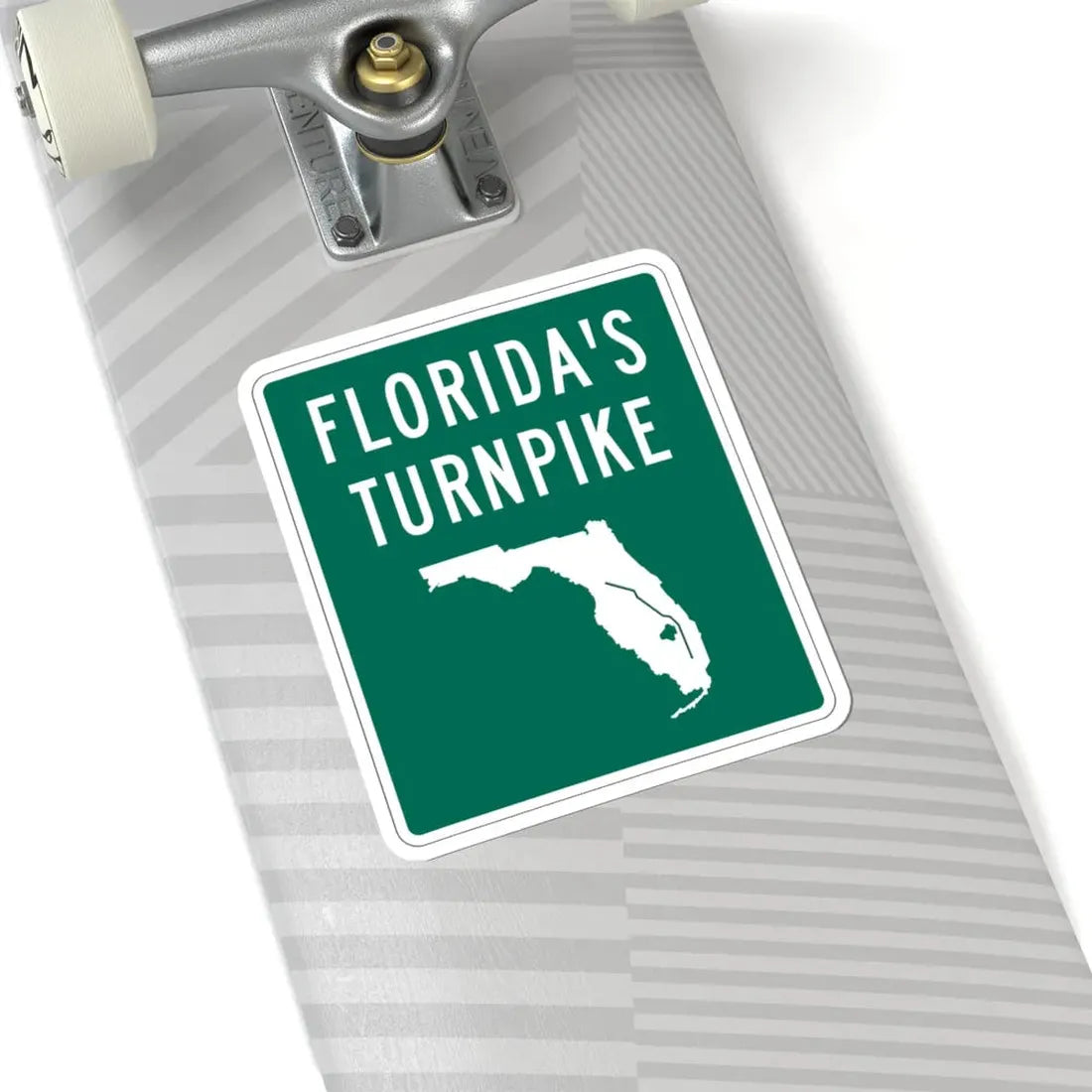 Floridas Turnpike shield (Florida) (Road Sign) STICKER Vinyl Kiss-Cut Decal - The Sticker Space