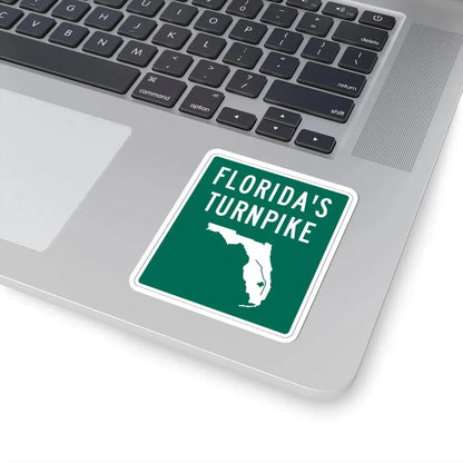Floridas Turnpike shield (Florida) (Road Sign) STICKER Vinyl Kiss-Cut Decal - The Sticker Space