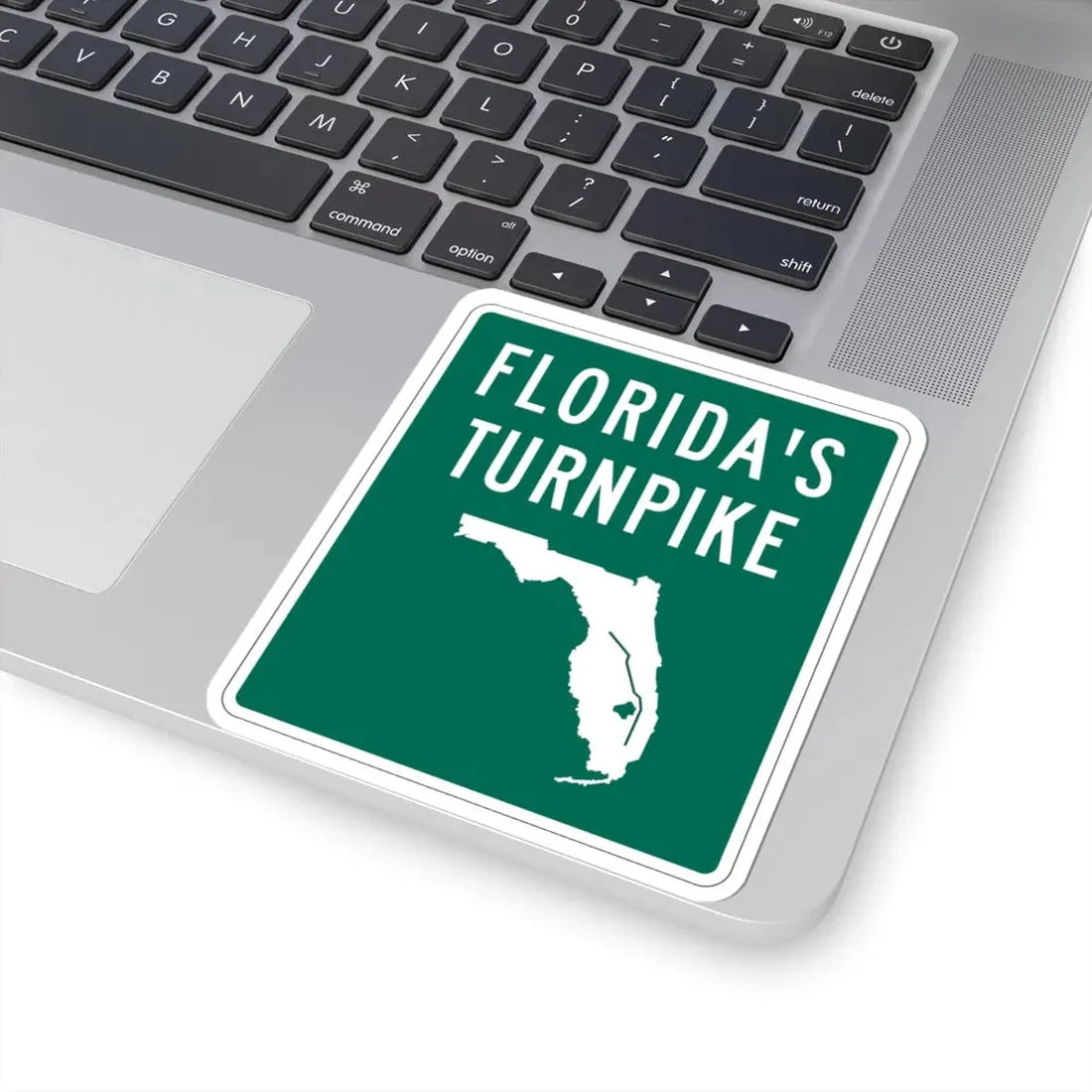 Floridas Turnpike shield (Florida) (Road Sign) STICKER Vinyl Kiss-Cut Decal - The Sticker Space