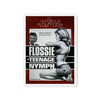 FLOSSY THE TEENAGE NYMPH 1974 Movie Poster - Refrigerator Magnet 3 Inch - The Sticker Space