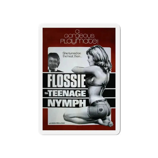 FLOSSY THE TEENAGE NYMPH 1974 Movie Poster - Refrigerator Magnet 5 Inch - The Sticker Space