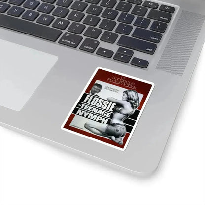 FLOSSY THE TEENAGE NYMPH 1974 Movie Poster - STICKER Vinyl Kiss-Cut Decal - The Sticker Space