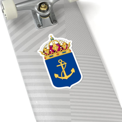 Flottan vapen bra (Sweden) (Coat of Arms) STICKER Vinyl Kiss-Cut Decal - The Sticker Space