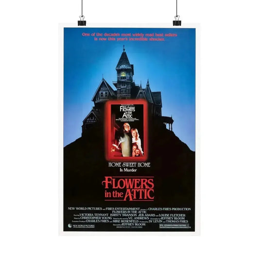 FLOWERS IN THE ATTIC 1987 - Paper Movie Poster 12″ x 18″ Matte - The Sticker Space