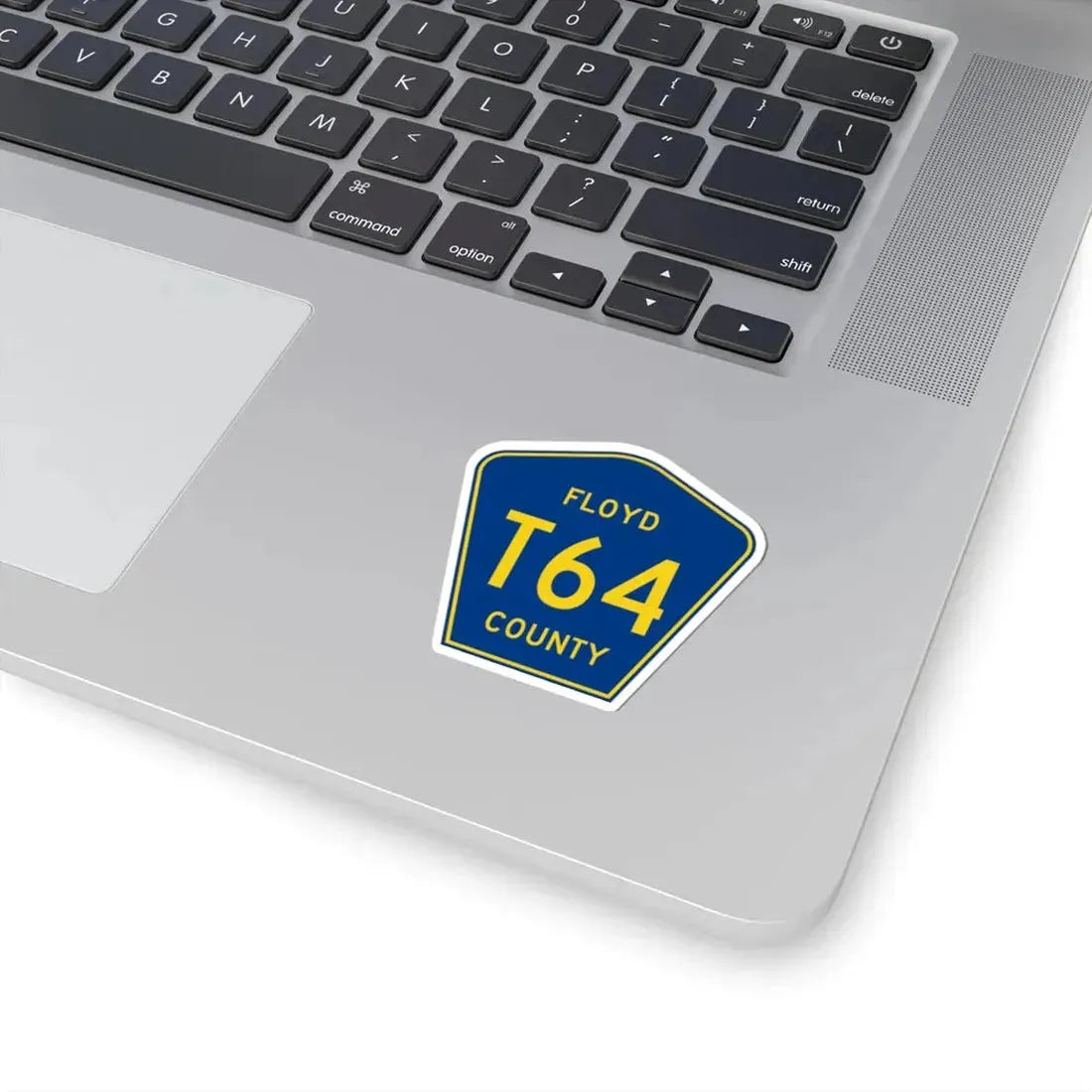 Floyd County Route T64 IA (Iowa) (Road Sign) STICKER Vinyl Kiss-Cut Decal - The Sticker Space