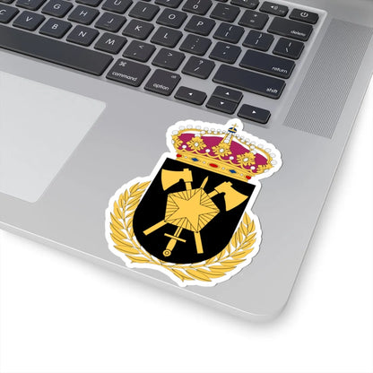 Fältarbetsskolan vapen (Sweden) (Coat of Arms) STICKER Vinyl Kiss-Cut Decal - The Sticker Space