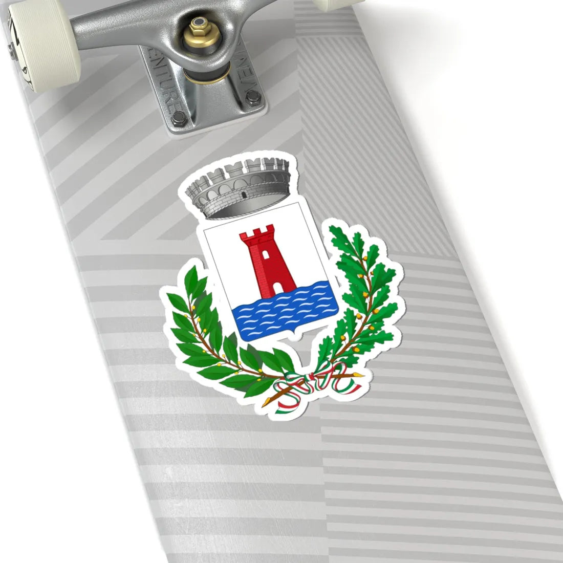 Fluminimaggiore-Stemma (Italy) (Coat of Arms) STICKER Vinyl Kiss-Cut Decal - The Sticker Space