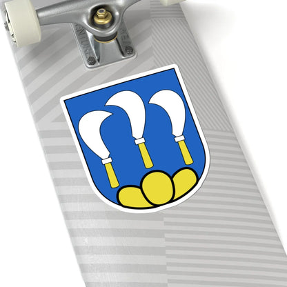 Flurlingen-blazon (Switzerland) (Coat of Arms) STICKER Vinyl Kiss-Cut Decal - The Sticker Space
