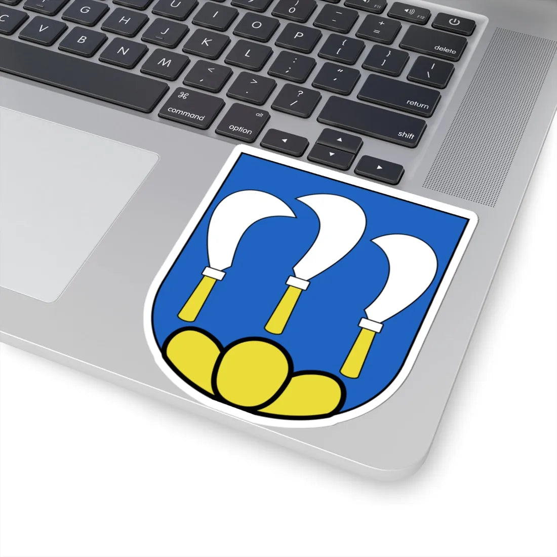 Flurlingen-blazon (Switzerland) (Coat of Arms) STICKER Vinyl Kiss-Cut Decal - The Sticker Space