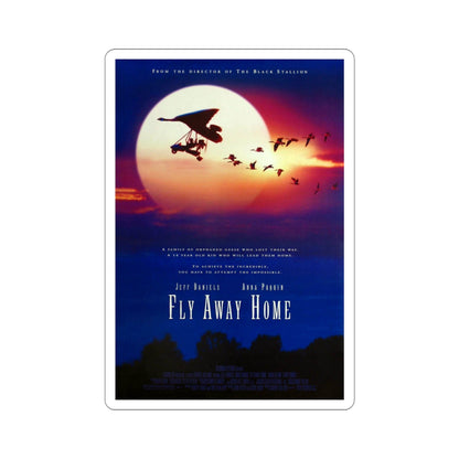 Fly Away Home 1996 Movie Poster STICKER Vinyl Die-Cut Decal-4 Inch-The Sticker Space