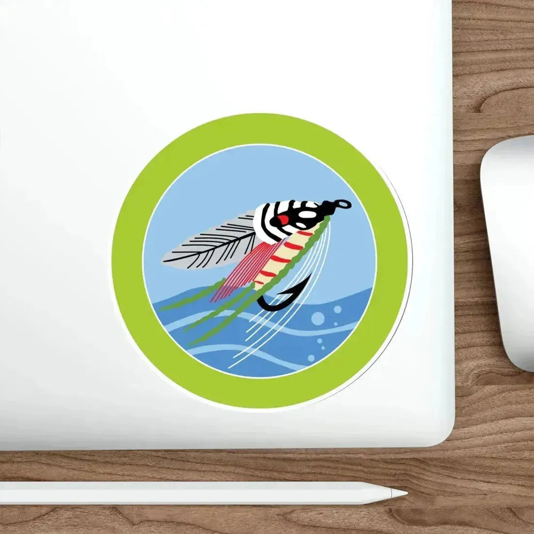 Fly Fishing (Boy Scouts Merit Badge) STICKER Vinyl Die-Cut Decal - The Sticker Space