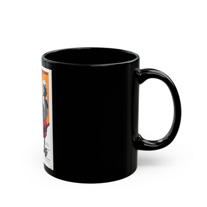 FLY ME 1973 Movie Poster - Black Coffee Mug-The Sticker Space