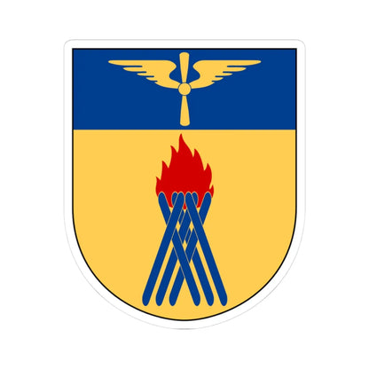 Flygvapenfrivilligas riksförbund vapen (Sweden) (Coat of Arms) STICKER Vinyl Kiss-Cut Decal 3 Inch White - The Sticker Space