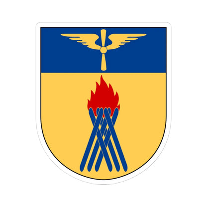 Flygvapenfrivilligas riksförbund vapen (Sweden) (Coat of Arms) STICKER Vinyl Kiss-Cut Decal 4 Inch White - The Sticker Space