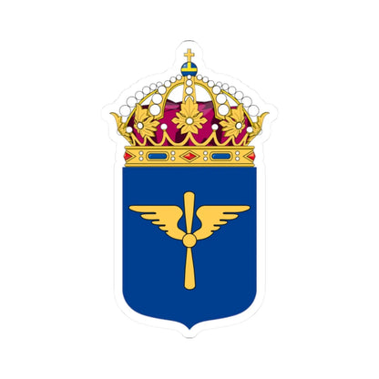 Flygvapnet vapen bra (Sweden) (Coat of Arms) STICKER Vinyl Kiss-Cut Decal 2 Inch White - The Sticker Space